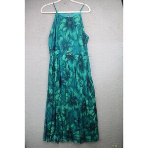 Alexa B Nites Dark Floral Soft Sheer Mesh Maxi Dress-14W-Fairy-Grunge-Whimsigoth